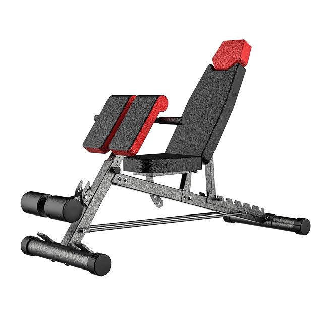 Finer Form adjustable FID bench with roman chair function and transport wheels