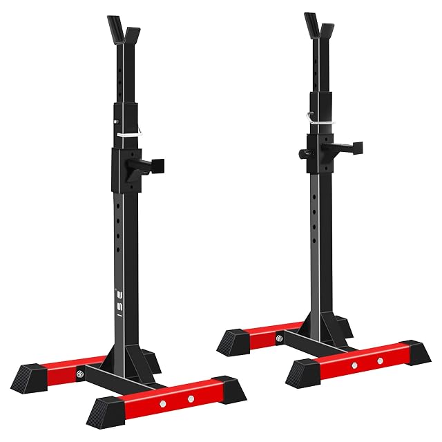 ISE SY-RK1001 squat rack with a central axis frame and double T feet