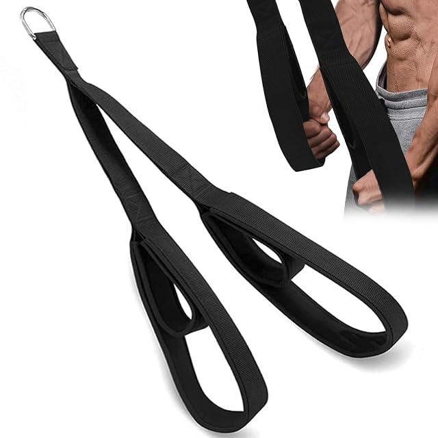 Koxexo two-loop triceps strap with foam grips and a D-ring